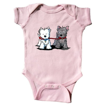 

Inktastic Walking Buddies Gift Baby Boy or Baby Girl Bodysuit