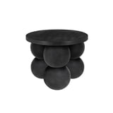 Black Rounded Console Dani Round Console Small in Black - Walmart.com
