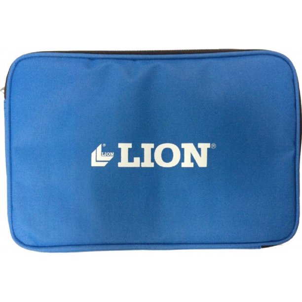 Lion - Funda para Bate de Tenis de Mesa (Azul, Blanco)