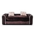 thumbnail image 2 of Moots Furry Pet Sofa Lounge Chocolate, Large, 2 of 8