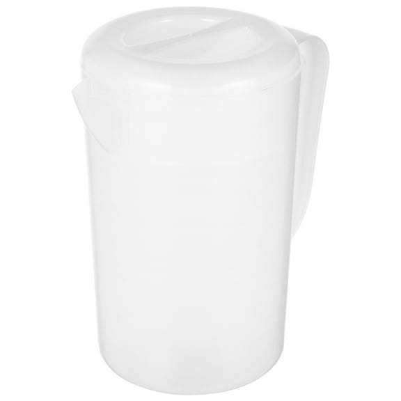 MLINS Plastic Pitcher with Lid for Home Large Capacity Keeps Drinks Fresh with Scale Marks 1.5L