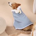 thumbnail image 3 of Cat Dog Coat Fleece Dog Warm pet Clothes Soft & Warm Multi-Function & Washable Pet Blanket Cover, 3 of 9