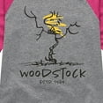 thumbnail image 3 of Peanuts - Woodstock Estd - Toddler & Youth Girls Raglan Graphic T-Shirt, 3 of 6