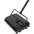 thumbnail image 1 of Eyliden Carpet Floor Sweeper Hand Push Automatic Compact Broom 4 Corner Edge Brushes Black, 1 of 7