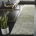 thumbnail image 2 of SAFAVIEH Tahoe Trudi Distressed Shag Runner Rug, Sage/Ivory, 2' x 9', 2 of 8