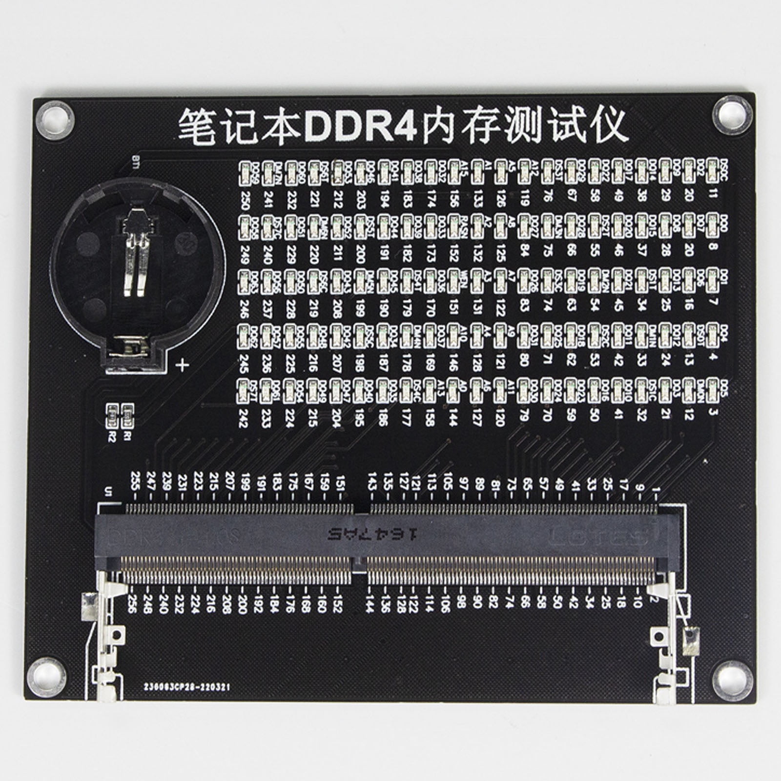 Memory Card for Laptop Notebook DDR5 DDR4 DDR3 Memory Slot Diagnostic Tool Tester Card with LED Indicators