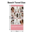 thumbnail image 3 of Personalized Custom Beach Towels with Picture Logo Photo Names Customized Pool Travel Towel for Kids Adults Women Men 30" X 60", 3 of 5