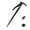 Black, variant on Mountaineering Stick Light Weight Trekking Poles Regulable Walking Stick for Hiking and Exploration