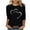 Black, variant on UAMVSH Women's 3/4 Sleeve Tops Trendy Valentine's Day Pullover Shirts Cute Heart Graphic Crew Neck Dressy Blouses Summer Fall(X-Large,White 1)