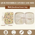 thumbnail image 7 of Pzuqiu Hummingbirds Bible Cover Case for Women Large Capacity Book Carrying Case Bible Study Supplies Accessories with Tags&Bookmark Scripture Cases Church Bag Protective, 7 of 7