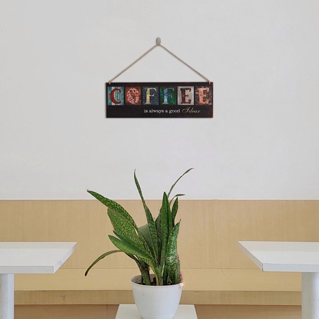 Xihbxyly Etiqueta Colgante de Madera, Diseño Exquisito, Decoración Festiva para El Hogar, Decoración Multiusos para Habitaciones y Fiestas, Ideal para Sala de Estar y Estudio, Tamaños de 42 X 14 Cm y