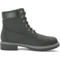thumbnail image 4 of Women Work Boot Slip Resistant Lace-up Bootie Steel Toe Outdoor Shoes High Top Black 9, 4 of 6