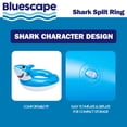 thumbnail image 2 of Bluescape Blue Shark Split Inflatable Swim Ring Pool Float for Kids, Ages 3 to 6, Unisex, 2 of 6