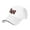 White, variant on Gardner-Webb University Casual Sandwich Baseball Cap Adjustable For Men For Women