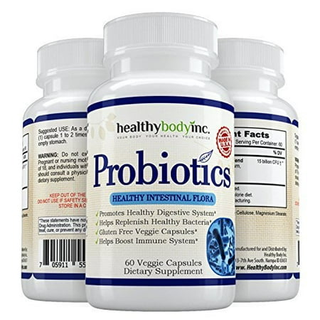 Healthy Origins Probiotic - Probiotic Advanced Immune System support Supplement for men and women by Healthy Body Inc 60 count
