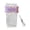 Purple Type A, variant on Homelife Portable Yogurt Cup with Spoon Reusable Snack Container Multifunctional Parfait Jar BPA-Free Milk Jar with Separate Compartment