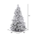 thumbnail image 3 of Vickerman 4.5' Flocked Alberta Artificial Christmas Tree, Unlit, 3 of 4