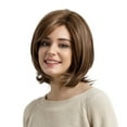 thumbnail image 2 of Adapan Short Ombre Brown Pixie Cut Wigs,Natural Layered Short Brown Wigs,Blonde Highlights Synthetic,Fashion Wig Short Haircut Wigs Short Human Hair Synthetic Wig Ps Wig Cap,Brown,4.4oz, 2 of 9