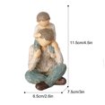 thumbnail image 2 of Family Series Statue Modern Home Decoration, Sculpture Precious Gift,Commemorative Gift(White Blue), 2 of 7