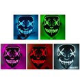 thumbnail image 2 of leyfeng H-alloween Leds Glow Face Cover Hombres Mujeres Party Scary Light up Face M-ask con 3, 2 of 8