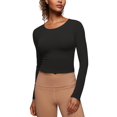 thumbnail image 1 of Remera CRZ YOGA Butterluxe Cuello Redondo Manga Larga Negra Talle S, 1 of 7