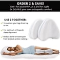 thumbnail image 4 of Leg and Knee Foam Support Pillow - Soothing Pain Relief for Sciatica, Back, Hips, Knees, Joints, 4 of 4