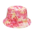 thumbnail image 2 of Lroveb Women Men Bucket Hats Unsiex Casual Fisherman Hat 3D Printed Pattern Tie Dye Double Basin Outdoor Visor Sun Hat, 2 of 7