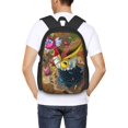 thumbnail image 6 of Pikmin Novelty Backpacks Cartoon Game Mens Womens Travel Hiking Daypack Large Capacity Laptop Rucksack For Adventure Game Fans, 6 of 8