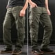 thumbnail image 4 of Pantalones largos, pantalones tácticos, pantalones softshell para hombre, resistentes al viento y al agua, pantalones de escalada de polar grueso y cálido, pantalones de trabajo, pantalones para hombr, 4 of 8