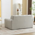thumbnail image 4 of Mid Century Modern 1 Seater Sofa, Pure Foam Spring Comfy Sofa Couch For Living Room, No Assembly Required, Lounge Couches For Home Office, Reading Nook, 4 of 9