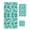 Turquoise, variant on Teal Geometric Towel Set of 3, Soft Microfiber Bath Towels, Hand Towel, Washcloths, Modern Morocco Abstract Art Quick-Dry Absorbent Towels for Bathroom Kitchen Hotel Beach Gym Spa