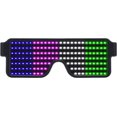 thumbnail image 1 of ZHAOCHENG Gafas LED multicolores iluminadas, gafas dinámicas para fiesta, Festival, Navidad, recargable por USB, gafas LED Rave brillantes intermitentes, 1 of 5