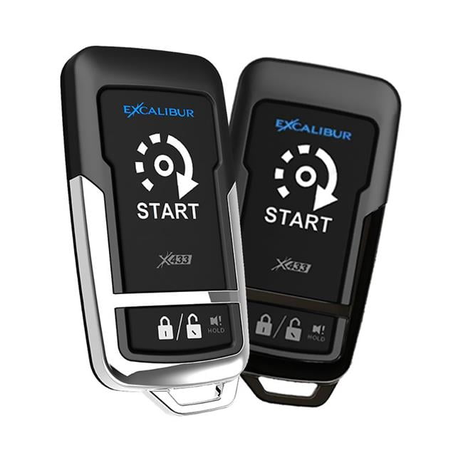 Excalibur AL20753DBL 1 Mile Color 2 Way Security & Remote Start Alarm Combo 