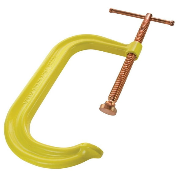 BESSEY C-CLAMP, DROP FORGED, COPPER SPINDLE, CDF406CHV