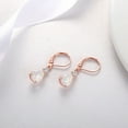 thumbnail image 2 of Minnieouse Pendientes colgantes de ópalos de fuego duraderos con piedra, hipoalergénicos y elegantes, pendientes colgantes de lágrima de color Ropa, zapatos y accesorios Miscelánea blanco, 2 of 6