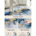 thumbnail image 5 of Watercolor Modern Art Area Rug for Bedroom 4x6 Ft Gold Blue Blooming Effect Super Soft fuzzy Throw Rug Non-Slip Fluffy Plush Indoor Floor Carpet for Living Room Nursery Home Decor, 5 of 8