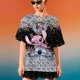 thumbnail image 3 of Camiseta de dibujos animados divertidos de Disney Stitch Camiseta de mujer con estampado de Lilo Stitch Camiseta estilo hip hop Ropa de mujer, 3 of 5