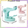 thumbnail image 3 of Desktop Tape Dispenser With Suction Cup Base, Compact Easy To Use Tape Cutter For Home Office And DIY, Non Slip Adhesive Tape Holder For Desk, White (White, 9.3*9.1*5CM), 3 of 7