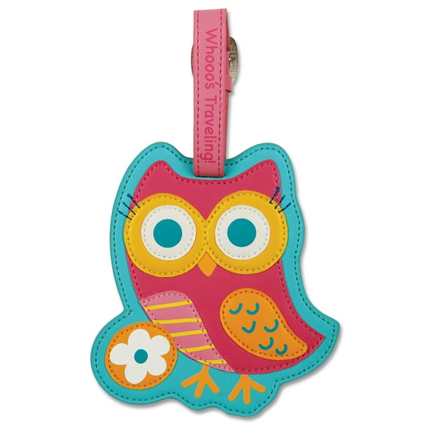 Stephen Joseph Luggage Tag Owl