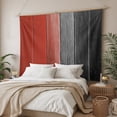 thumbnail image 3 of Red Black Ombre Tapestry for Bedroom Wall Hanging Tapestry, Vintage Farmhouse Wooden Ceiling Backdrop Tapestries Poster Blanket Wall Decor for Teens Room Living Room Dorm 39" x 59", 3 of 8