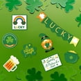 thumbnail image 3 of 1set Saint Patrick's Day Wooden Tiered Tray Decor set Table Wood Sign Rustic Farmhouse Home Decoration Mixed Shapes 60~100x45~100x2.5mm, 3 of 7