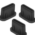 thumbnail image 3 of 3 piezas de cubierta USB c, tapón antipolvo de silicona, tapón antipolvo Micro USB para accesorios de control remoto de drones de teléfonos Negro CUTICAT plumero, 3 of 8