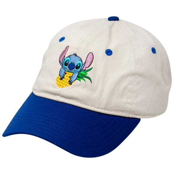 Stitch Pineapple Two Tone Washed Dad Cap