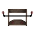 thumbnail image 6 of Mack Wood Reclaimed Oak Decorative Wall Rack with 4-Hook, 6 of 16