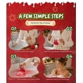 thumbnail image 2 of ONLYEOR Christmas Bath Bomb Candy Cane Shaped Xmas Bath Bomb with Strawberry Scent Individually Wrapped Holiday Bath Set for Family Use Christmas Stocking Stuffers Party Favors, 2 of 6