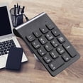 thumbnail image 6 of Mini Wired USB Numeric Keypad 1 for Notebook Easily Carry USB Connection Faster Data Input Convenient Keyboard , Black, 6 of 8
