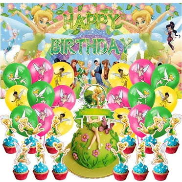 Tinkerbell Tinker Bell Birthday Party Decorations Supplies Set Latex Balloons Kit Decor