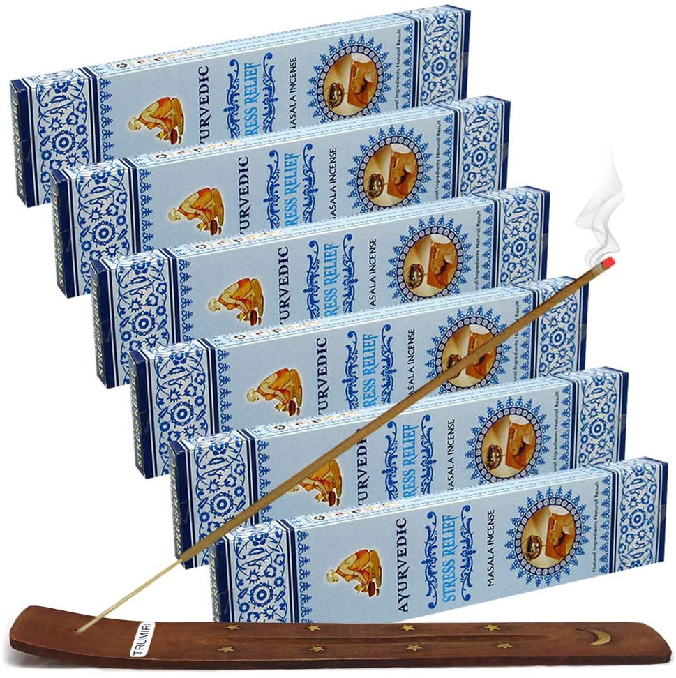 Ayurvedic Vanila 15g Masala Incense Sticks For Healing Meditation Relaxation 