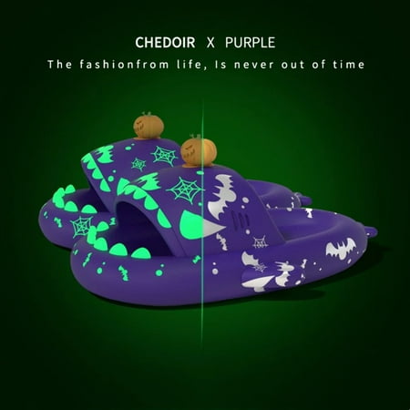 

Halloween And Christmas Shoes Ins Luminous Shark Slippers Couple Men Women House Shoes Non-slip Bathroom Slippers Home