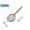 B, variant on JilgTeok 3 Packs Stainless Steel Fine Mesh Strainer for Cooking, Baking & Filtering Flour, Sugar, Coffee Wooden Handle Kitchen Sieve for Soy Milk, Residues, Sifting
